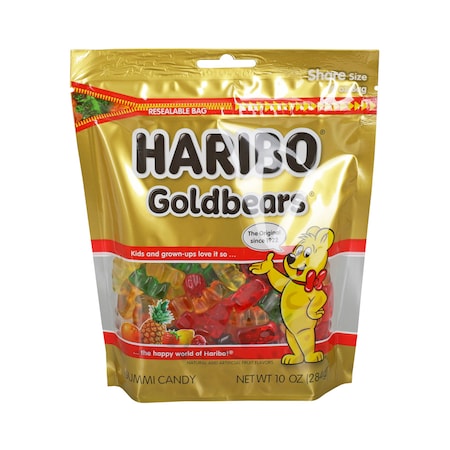 Haribo Haribo Confectionery Gold-Bears 10 oz. Bag, PK8 30254